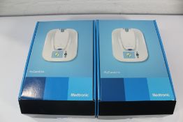 Two Medtronic 24952 MyCareLink Remote Cardiac Heart Devices - Patient Monitors.