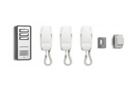 Bell 903 Three Station Audio Door Entry System with Lock Release (Stock image).