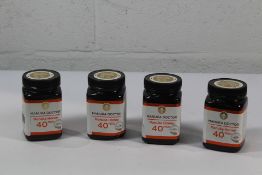 Four Manuka Doctor Manuka Honey 40 MGO 4 x 500g.