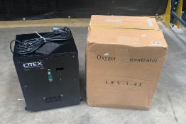 A Oxygen Concentrator LFY-I-4J Series. Pre-owned and Untested, Viewing is Advised.