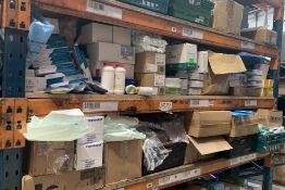 A large quantity of Miscellaneous Medical, Hygiene and Related Items (One shelf).