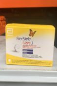 Abbott Freestyle Libre Sensor 2 Glucose Monitoring Sensor, Yellow/White (EXP: 2025-03-31). As New.