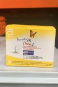 Abbott Freestyle Libre Sensor 2 Glucose Monitoring Sensor, Yellow/White (EXP: 2025-03-31). As New.