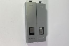 Two Memon MemonizerBody Classic Silver Timeless Bracelets (Large).