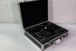 Orascoptic Dragonfly Loupe With Eye Zoom and TTL, Charcoal. Includes manuals, foamed lined carry cas