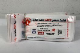 Thirty Medical Data Carrier Packs, EMS/Fire Rescue/Police Approved. As New.