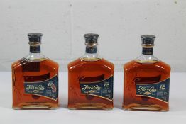 Three Flor De Cana 12yr Rum 3 x 700ml.