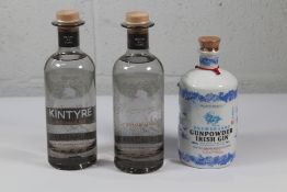 Drumshanbo Gunpower Irish Gin 700ml in a Ceramic Bottle, Two Beinn An Tuirc Kintyre Botanical Gin 2