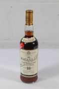 The Macallan Single Highland Malt Scotch Whisky 10 Year Old 100 Proof 750ml.
