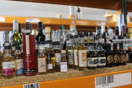 A Quantity of Assorted Miniature Bottles Of Rum/Whisky/Gin/Vodka And Half Bottles Of Wine (Approxima