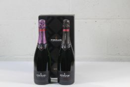 Ferrari Maximum Blanc De Blanc Trento Brut 750ml And A Ferrari Maximum Demi - Sec Trento 750ml.