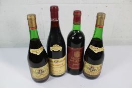 Four Red Wines to include Marques de Careres, Santi Amone and two Campo Viejo Cosecha 1964.