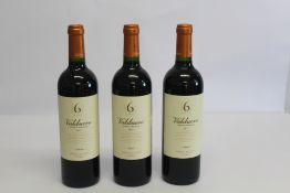 Three 6 Anos Valduero 2015 Reserve Premium Ribera Del Duero 3 x 750ml Red Wine.