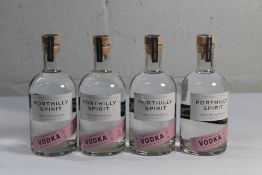 Four Porthilly Spirit Small Batch Edition Vodka 4 x 700ml.
