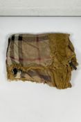 Burberry Checked Silk Scarf (Pre-owned).