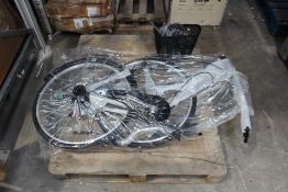 Bicycle 7-Speed with Basket, Black/Red, 26