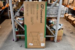 GreenForest Computer Desk with Monitor Stand, In box Unchecked