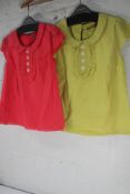 Boden Limited Edition Women's Lime and Pink Tops, Assorted Sizes (Forty Five Items). Crates Not Inc