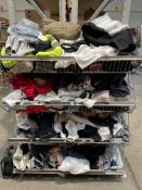 Four Baskets of Pre-Owned Clothing and Related.