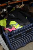 One Stillage of Assorted As New and Used Clothing (Stillage Not Included).