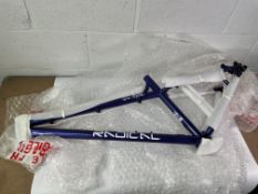 A Grim Ripper Bicycle Frame from The Radical Bicycle Co. (New but has a small scratch on the 'D', fr