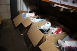 Four Boxes of Assorted Miscellaneous Goods, Including Items such as, Homeware, Stationary and More