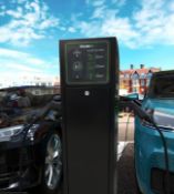 Rolec Auto Charge Smart EV Charging Pedestal Black ROLEC0013B (Stock Image).