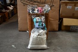 Box of Assorted Clothes, Mixed Styles and Sizes. Unworn