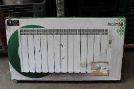 Rointe Kryos 11 Elements 1210W Electric Radiator in White. Pre-owned.