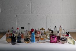 Forty Assorted Part Used Perfum/Eau De Toilette To Include DKYN, Dior Sauvage, Chloe, Hugo Boss and