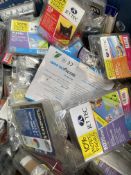 A quantity of assorted printer cartridges (All items sold as seen).