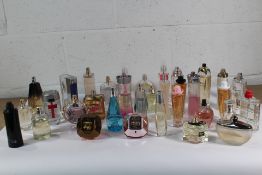 Thirty Assorted Part Used Perfum/Eau De Toilette To Include Calvin Klein, Paco Rabanne, Lacoste, Hug