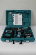 A Makita DHP453STE 18V Cordless Combi Drill 2x 5.0Ah 18v Batteries and a Charger. Pre-owned.