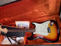 Fender American Vintage 65 Stratocaster RW 3TSB with Case and Paperwork - Pre-Owned (SN: V1200540).