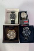 Four Assorted Watches to Include Michael Kors, Skagen, Tommy Hilfiger, Timex (All Need New Batteries