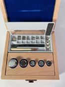 Kern & Sohn E2 Class 1mg - 100g Box Test Weight Set (1 weight missing - 5mg?) Pre-Owned.