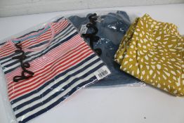 Bodens Clothing To Include Women's Tops, Dresses and Trousers. Assorted Sizes (Fifty Five Items).