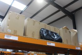 Six Boxes of Five Vascular Black Faux Leather Sports Holdalls.