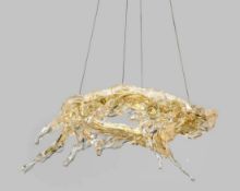 Lucretia Dive Pendant Light Chandelier in Brass Finish. Size M (Dimension: L700 x W550 x H230mm) (RE