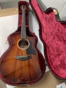 Taylor 224ce-K Deluxe Electro Acoustic Guitar with Case - New.