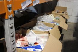 Six Boxes of Miscellaneous Goods, Including Items such as, Cleaning Products, Stationary, Household