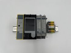 Four pre-owned Consilium Voyage Data Recorder DIN Rail Modules (Damaged. Untested, sold as seen).