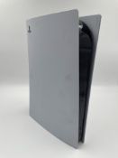 A pre-owned Sony PlayStation 5 Disk Edition Console (Factory reset) (Console only, no accessories in