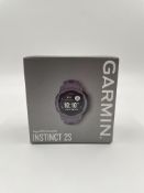 As new Garmin Instinct 2S GPS Smartwatch in Deep Orchid (EAN: 753759298111).
