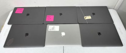 A quantity of pre-owned Apple MacBook's sold for parts (All items activation locked/remote managemen
