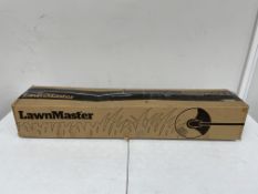 Pre-owned LawnMaster CLGT2425S Cordless Grass Trimmer (Boxed, charger and battery included).