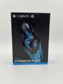 Four as new Logitech G G402 Hyperion Fury Wired Gaming Mice (P/N: 910-004068).