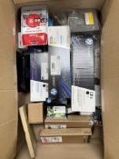 A quantity of assorted printer cartridges (All items sold as seen).