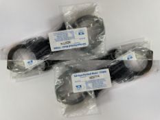 Two TCH840 Rigid Handcuffs - Black.