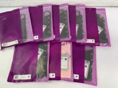 Eight Russian Pointe Foundations 2 Camisole Leotards - Black x 7, Pale Pink x 1 - Various Sizes.